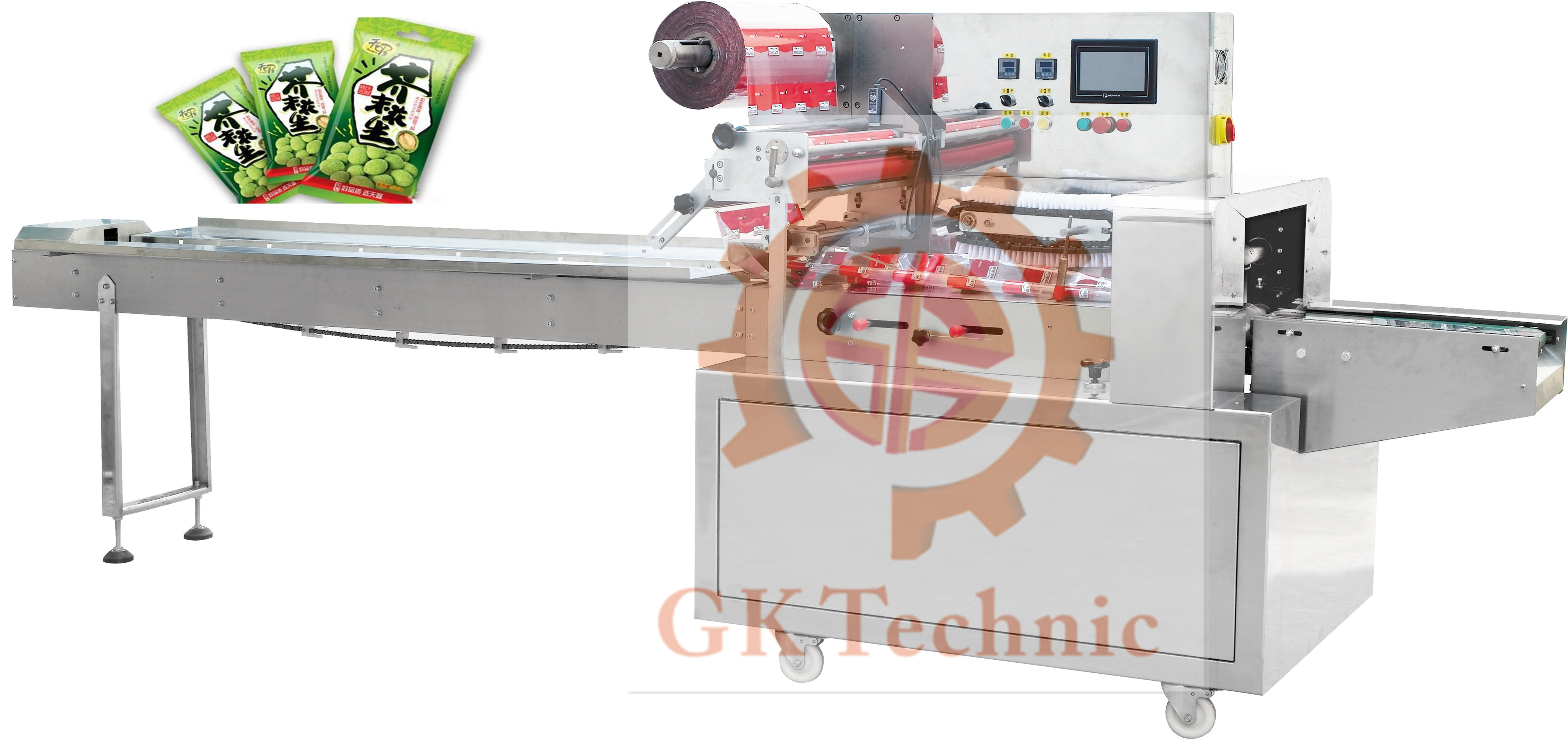 廣科河粉包裝機包裝速度快自動上料